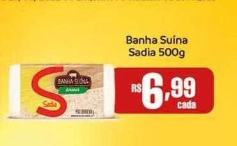 Supermercados Rondon Banha Suína Sadia oferta