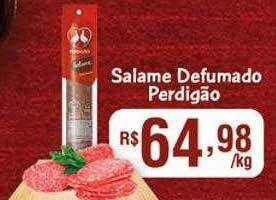 Supermercados Rondon Salame Defumado Perdigão oferta
