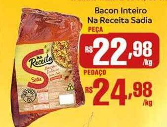 Bacon Inteiro Na Receita Sadia