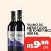 Supermercados Myatã Vinho De Mesa Favin Tinto Branco oferta
