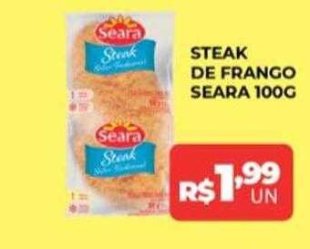 Supermercados Myatã Steak De Frango Seara oferta