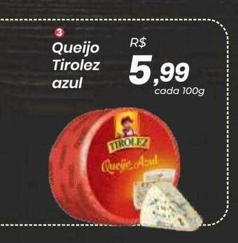 Peruzzo Queijo Tirolez Azul oferta