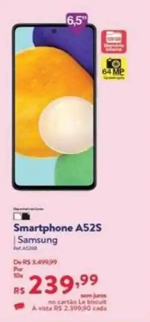 Smartphone A52s Samsung