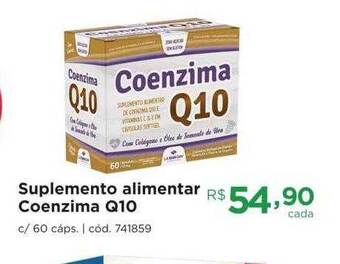 Suplemento Alimentar Coenzima Q10