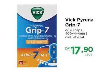 Farmácia Preço Popular Vick Pyrena Grip-7 oferta