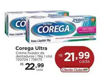 Corega Ultra Creme Fixador De Dentaduras