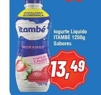 Rede Economia Iogurte Liquido Itambé Sabores oferta