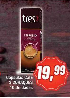 Cápsulas Café 3 Corações