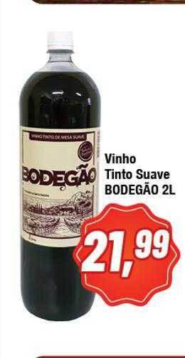 Rede Economia Vinho Tinto Suave Bodegão oferta