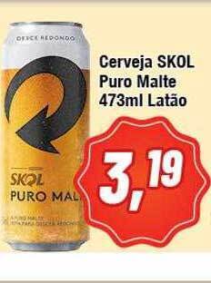 Rede Economia Cerveja Skol Puro Malte Latão oferta