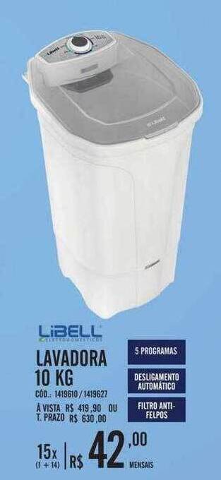 Libell Lavadora 10 Kg