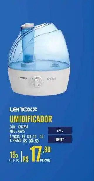 Lenoxx Umidificador
