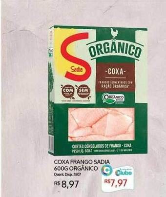 Coxa Frango Sadia Orgânico
