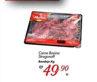 Muffato Carne Bovina Strogonoff Bandeja Kg oferta