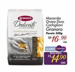 Muffato Macarrão Grano Duro Cochiglioni Granoro Pacote oferta