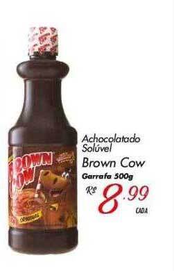 Muffato Achocolatado Solúvel Brown Cow Garrafa oferta