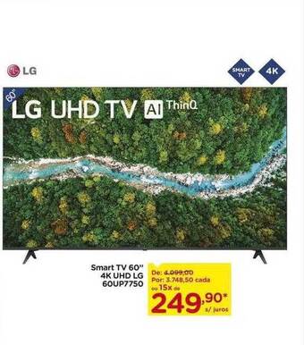 Carrefour Smart Tv 60 oferta