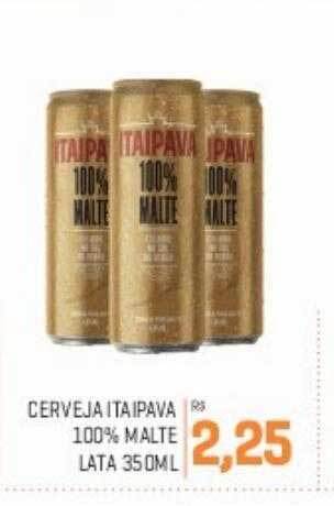 Cidade Supermercados Cerveja Itaipava 100% Malte Lata oferta