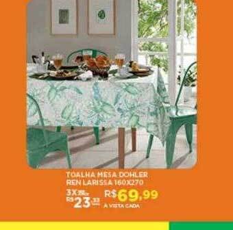 DB Supermercados Toalha Mesa Dohler Ren Larissa oferta