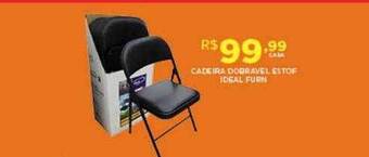 Cadeira Dobravel Estof Ideal Furn