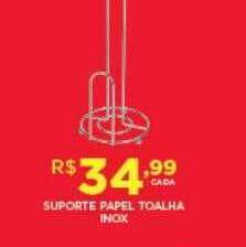 DB Supermercados Suporte Papel Toalha Inox oferta