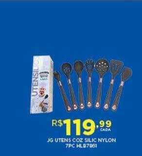 DB Supermercados Jg Utens Coz Silic Nylon 7pc oferta