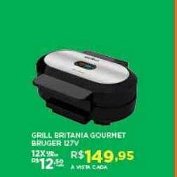 DB Supermercados Grill Britania Gourmet Bruger 127v oferta