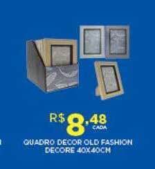 DB Supermercados Quadro Decor Old Fashion Decore oferta