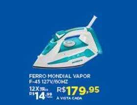 DB Supermercados Ferro Mondial Vapor F-45 127v 60hz oferta