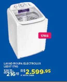DB Supermercados Lavad Roupa Electrolux Led17 17kg oferta