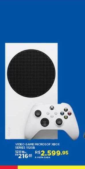 DB Supermercados Video Game Microsof Xbox Series 512gb oferta
