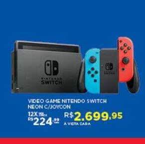 Video Game Nitendo Switch Neon C-joycon