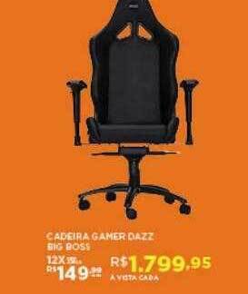 DB Supermercados Cadeira Gamer Dazz Big Boss oferta