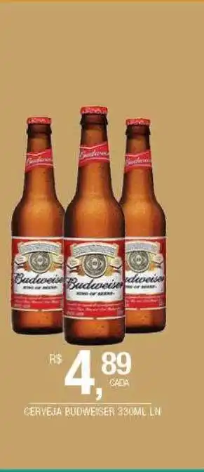 Cerveja Budweiser 330ml
