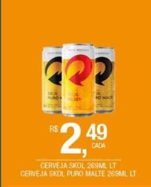 DB Supermercados Cerveja Skol Cerveja Skol Puro Malte oferta
