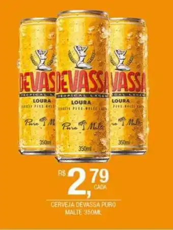 DB Supermercados Cerveja Devassa Puro Malte oferta