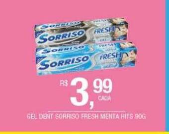 DB Supermercados Gel Dent Sorriso Fresh Menta Hits oferta