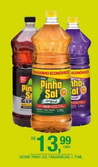DB Supermercados Desinf Pinho Sol Fragrâncias oferta