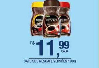 DB Supermercados Cafe Sol Nescafe Versões oferta