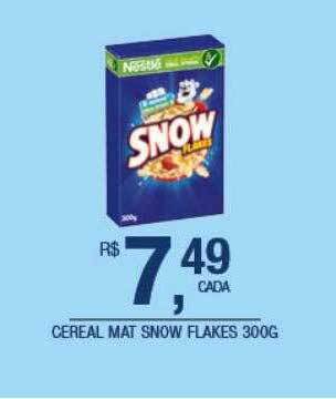 Cereal Mat Snow Flakes