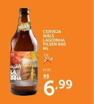 Super Nosso Cerveja Wäls Lagoinha Pilsen oferta
