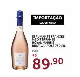 Super Nosso Espumante Francês Mediterranées Royal Marine Brut Ou Rosé oferta