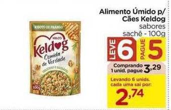 Carrefour Alimento úmido P Cães Keldog Leve 6 Pague 5 oferta