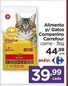 Carrefour Alimento P Gatos Companino Carrefour Carne oferta
