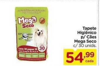 Carrefour Tapete Higiênico P Cães Mega Seco oferta
