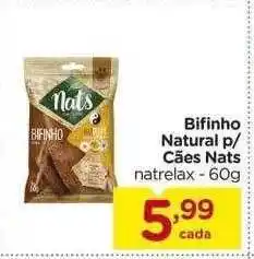 Carrefour Bifinho Natural P Cães Nats Natrelax oferta