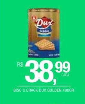 DB Supermercados Bisc C Crack Dux Golden oferta