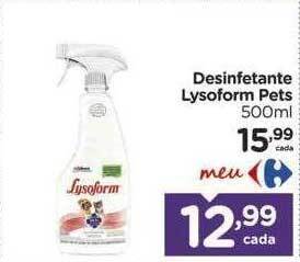 Carrefour Desinfetante Lysoform Pets oferta