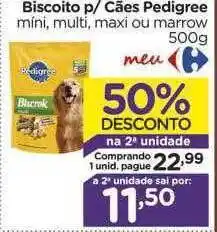 Carrefour Biscoito P Cães Pedigree Mini Multi Max Ou Marrow 50% Desconto Na 2a Unidade oferta