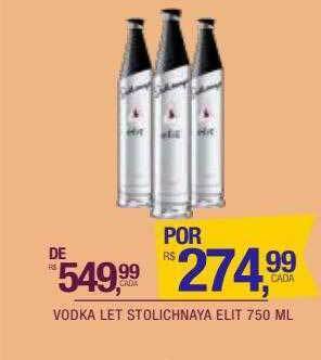 DB Supermercados Vodka Let Stolichnaya Elit oferta